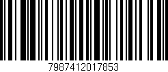 Código de barras (EAN, GTIN, SKU, ISBN): '7987412017853'