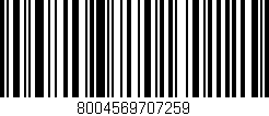 Código de barras (EAN, GTIN, SKU, ISBN): '8004569707259'