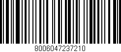 Código de barras (EAN, GTIN, SKU, ISBN): '8006047237210'