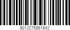 Código de barras (EAN, GTIN, SKU, ISBN): '8012275881842'