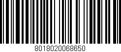 Código de barras (EAN, GTIN, SKU, ISBN): '8018020068650'