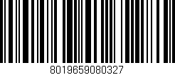 Código de barras (EAN, GTIN, SKU, ISBN): '8019659080327'