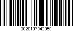 Código de barras (EAN, GTIN, SKU, ISBN): '8020187842950'