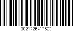 Código de barras (EAN, GTIN, SKU, ISBN): '8021726417523'