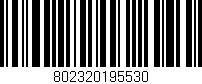Código de barras (EAN, GTIN, SKU, ISBN): '802320195530'