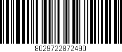 Código de barras (EAN, GTIN, SKU, ISBN): '8029722872490'