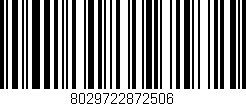 Código de barras (EAN, GTIN, SKU, ISBN): '8029722872506'