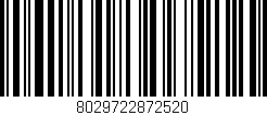 Código de barras (EAN, GTIN, SKU, ISBN): '8029722872520'