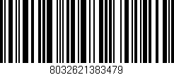 Código de barras (EAN, GTIN, SKU, ISBN): '8032621383479'