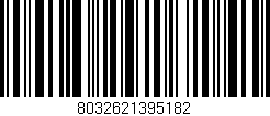 Código de barras (EAN, GTIN, SKU, ISBN): '8032621395182'