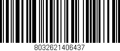 Código de barras (EAN, GTIN, SKU, ISBN): '8032621406437'