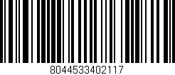 Código de barras (EAN, GTIN, SKU, ISBN): '8044533402117'