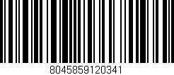 Código de barras (EAN, GTIN, SKU, ISBN): '8045859120341'