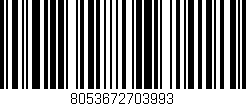 Código de barras (EAN, GTIN, SKU, ISBN): '8053672703993'