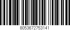 Código de barras (EAN, GTIN, SKU, ISBN): '8053672753141'