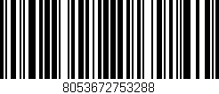 Código de barras (EAN, GTIN, SKU, ISBN): '8053672753288'