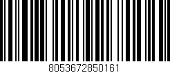 Código de barras (EAN, GTIN, SKU, ISBN): '8053672850161'