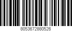 Código de barras (EAN, GTIN, SKU, ISBN): '8053672880526'