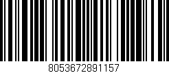 Código de barras (EAN, GTIN, SKU, ISBN): '8053672891157'