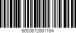 Código de barras (EAN, GTIN, SKU, ISBN): '8053672891164'