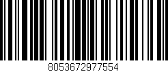 Código de barras (EAN, GTIN, SKU, ISBN): '8053672977554'