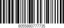 Código de barras (EAN, GTIN, SKU, ISBN): '8055880777735'