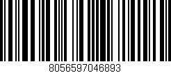 Código de barras (EAN, GTIN, SKU, ISBN): '8056597046893'