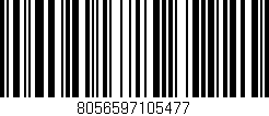 Código de barras (EAN, GTIN, SKU, ISBN): '8056597105477'