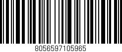 Código de barras (EAN, GTIN, SKU, ISBN): '8056597105965'