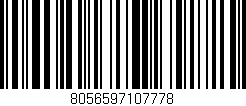 Código de barras (EAN, GTIN, SKU, ISBN): '8056597107778'