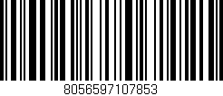 Código de barras (EAN, GTIN, SKU, ISBN): '8056597107853'