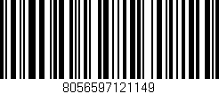 Código de barras (EAN, GTIN, SKU, ISBN): '8056597121149'