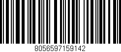 Código de barras (EAN, GTIN, SKU, ISBN): '8056597159142'