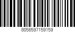 Código de barras (EAN, GTIN, SKU, ISBN): '8056597159159'