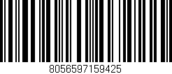 Código de barras (EAN, GTIN, SKU, ISBN): '8056597159425'