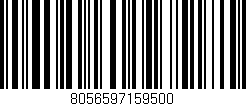 Código de barras (EAN, GTIN, SKU, ISBN): '8056597159500'