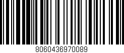 Código de barras (EAN, GTIN, SKU, ISBN): '8060436970089'