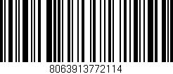 Código de barras (EAN, GTIN, SKU, ISBN): '8063913772114'