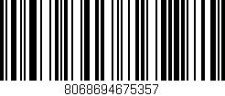Código de barras (EAN, GTIN, SKU, ISBN): '8068694675357'