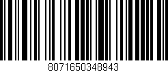 Código de barras (EAN, GTIN, SKU, ISBN): '8071650348943'