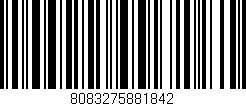 Código de barras (EAN, GTIN, SKU, ISBN): '8083275881842'
