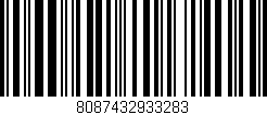 Código de barras (EAN, GTIN, SKU, ISBN): '8087432933283'