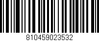 Código de barras (EAN, GTIN, SKU, ISBN): '810459023532'