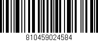 Código de barras (EAN, GTIN, SKU, ISBN): '810459024584'