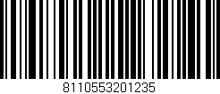 Código de barras (EAN, GTIN, SKU, ISBN): '8110553201235'