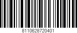 Código de barras (EAN, GTIN, SKU, ISBN): '8110628720401'