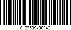 Código de barras (EAN, GTIN, SKU, ISBN): '8127599490943'