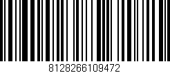 Código de barras (EAN, GTIN, SKU, ISBN): '8128266109472'