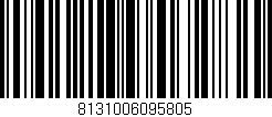 Código de barras (EAN, GTIN, SKU, ISBN): '8131006095805'