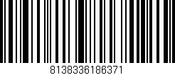 Código de barras (EAN, GTIN, SKU, ISBN): '8138336186371'